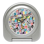 Alpha Pattern Travel Alarm Clock