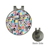 Alpha Pattern Golf Ball Marker Hat Clip