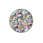 Alpha Pattern Hat Clip Ball Marker (4 pack)
