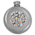Alpha Pattern Hip Flask (5 oz)