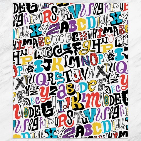 Alpha Pattern Canvas 8  x 10  from ArtsNow.com 8.15 x9.66  Canvas - 1