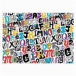 Alpha Pattern Large Glasses Cloth (2 Sides)