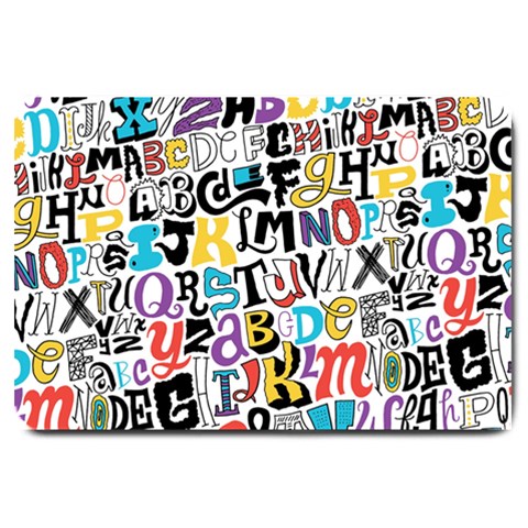Alpha Pattern Large Doormat from ArtsNow.com 30 x20  Door Mat