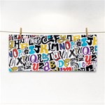 Alpha Pattern Hand Towel