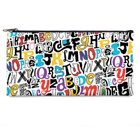 Alpha Pattern Pencil Case from ArtsNow.com Front