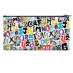 Alpha Pattern Pencil Case from ArtsNow.com Back
