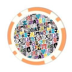 Alpha Pattern Poker Chip Card Guard (10 pack) from ArtsNow.com Back