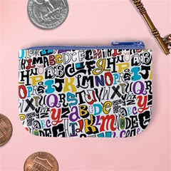 Alpha Pattern Mini Coin Purse from ArtsNow.com Back