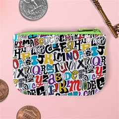 Alpha Pattern Mini Coin Purse from ArtsNow.com Back