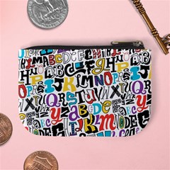 Alpha Pattern Mini Coin Purse from ArtsNow.com Back