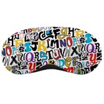 Alpha Pattern Sleeping Mask