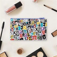Alpha Pattern Cosmetic Bag (Small) from ArtsNow.com Back