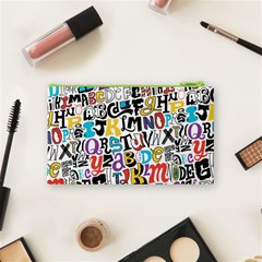Alpha Pattern Cosmetic Bag (Small) from ArtsNow.com Back