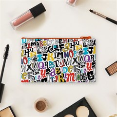 Alpha Pattern Cosmetic Bag (Small) from ArtsNow.com Back