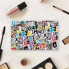 Alpha Pattern Cosmetic Bag (Medium) from ArtsNow.com Front