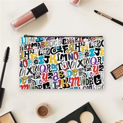 Alpha Pattern Cosmetic Bag (Medium) from ArtsNow.com Front