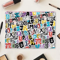 Alpha Pattern Cosmetic Bag (XL) from ArtsNow.com Front