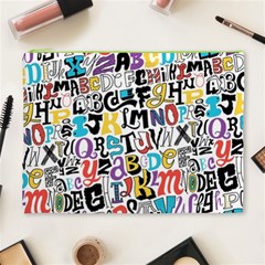 Alpha Pattern Cosmetic Bag (XL) from ArtsNow.com Front