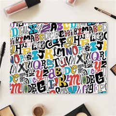 Alpha Pattern Cosmetic Bag (XL) from ArtsNow.com Front