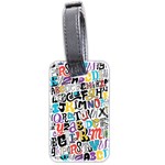Alpha Pattern Luggage Tag (two sides)