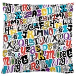 Alpha Pattern Large Cushion Case (Two Sides)