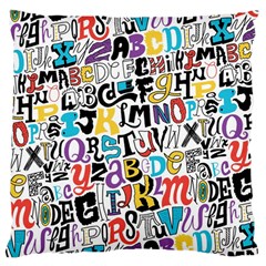 Alpha Pattern Large Cushion Case (Two Sides) from ArtsNow.com Back