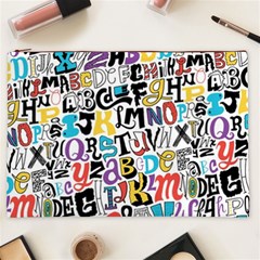 Alpha Pattern Cosmetic Bag (XXL) from ArtsNow.com Front