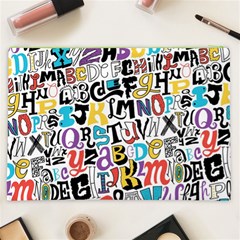 Alpha Pattern Cosmetic Bag (XXL) from ArtsNow.com Back