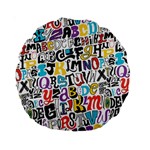 Alpha Pattern Standard 15  Premium Round Cushion 