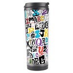 Alpha Pattern Travel Tumbler
