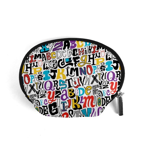 Alpha Pattern Accessory Pouch (Small) from ArtsNow.com Front