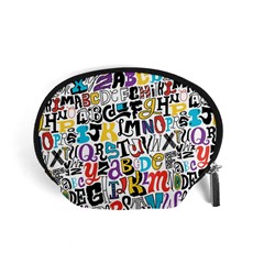 Alpha Pattern Accessory Pouch (Small) from ArtsNow.com Front