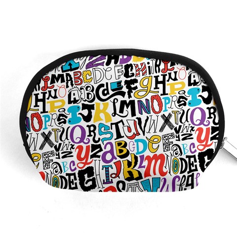 Alpha Pattern Accessory Pouch (Medium) from ArtsNow.com Front