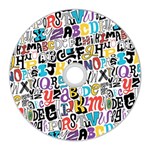 Alpha Pattern CD Wall Clock