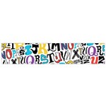 Alpha Pattern Flano Scarf (Small)