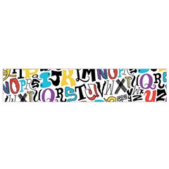 Alpha Pattern Flano Scarf (Small) from ArtsNow.com Back