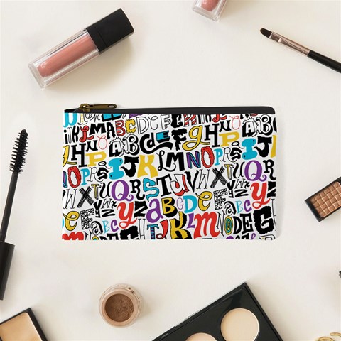 Alpha Pattern Cosmetic Bag (XS) from ArtsNow.com Front