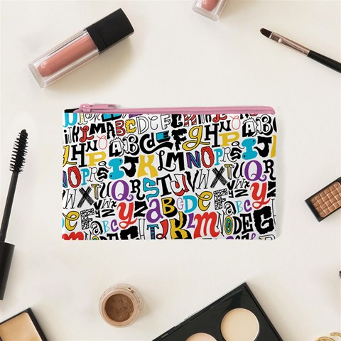 Alpha Pattern Cosmetic Bag (XS) from ArtsNow.com Front