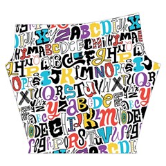 Alpha Pattern Yoga Cropped Leggings from ArtsNow.com Left