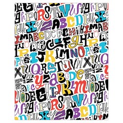 Alpha Pattern Drawstring Pouch (XL) from ArtsNow.com Back