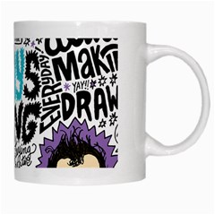 Always Making Pattern White Mug from ArtsNow.com Right
