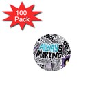 Always Making Pattern 1  Mini Magnet (100 pack) 