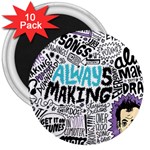 Always Making Pattern 3  Magnet (10 pack)