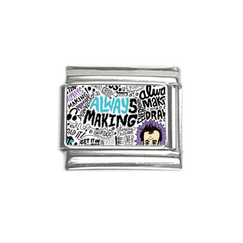Always Making Pattern Italian Charm (9mm) from ArtsNow.com Front