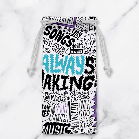 Always Making Pattern Jewelry Bag from ArtsNow.com Front