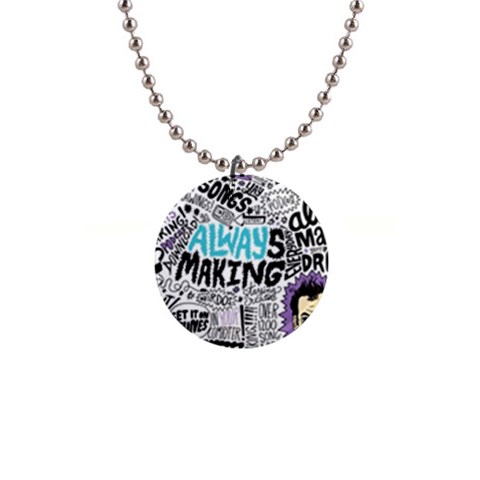 Always Making Pattern 1  Button Necklace from ArtsNow.com Front