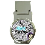 Always Making Pattern Money Clip Watch