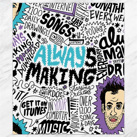 Always Making Pattern Canvas 8  x 10  from ArtsNow.com 8.15 x9.66  Canvas - 1
