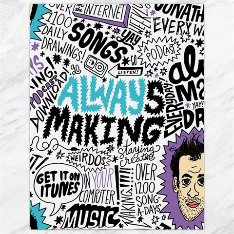 Always Making Pattern Canvas 12  x 16  from ArtsNow.com 11.86 x15.41  Canvas - 1