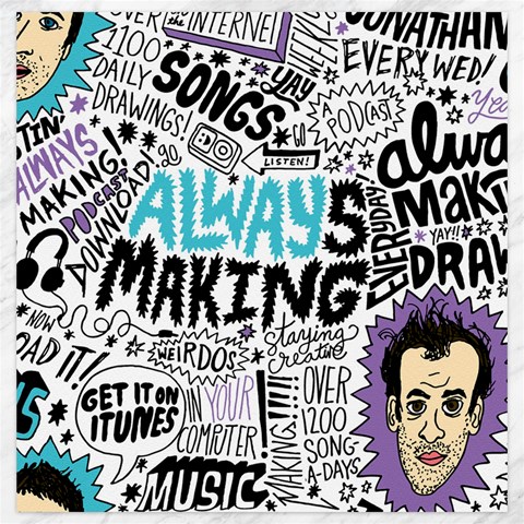 Always Making Pattern Canvas 20  x 20  from ArtsNow.com 19 x19.27  Canvas - 1